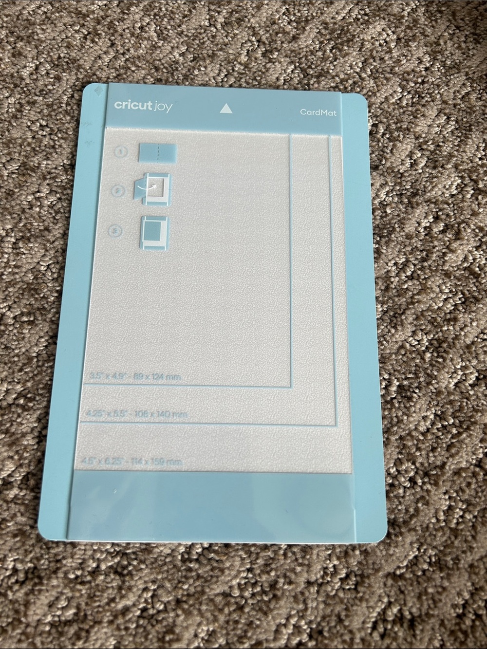 Cricut CardMat in Pale Blue for Joy
